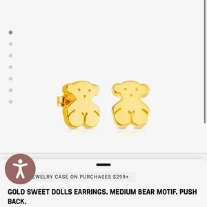 TOUS sweet dolls earrings 18k gold